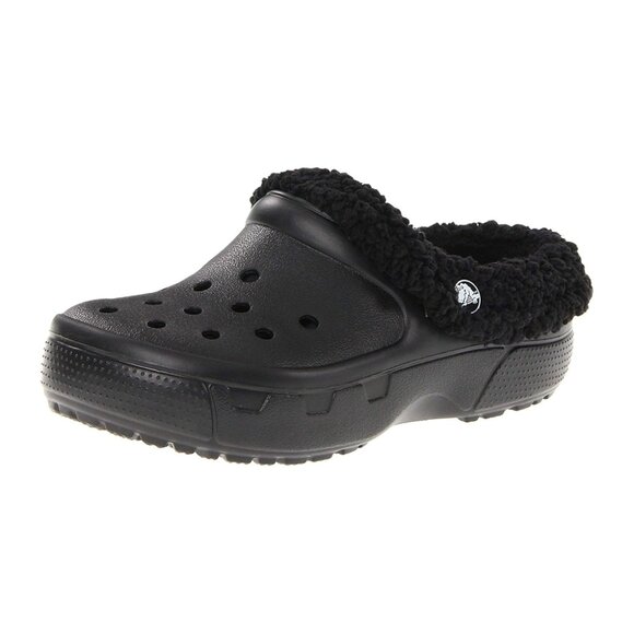 NW✅ Crocs Mammoth Slip-on Clogs for Kids Unisex ~ Black ~ SIZE M1 / W3 ~ NWT - Picture 2 of 11